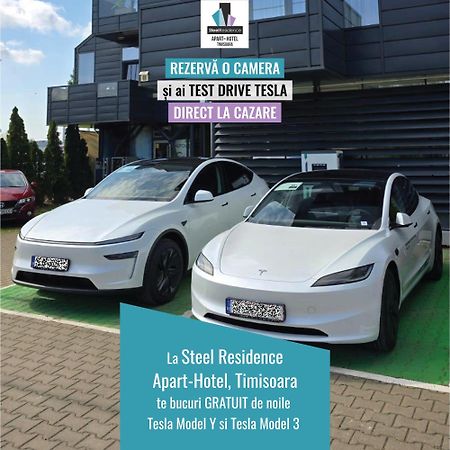 Apartments Steel Residence- Tesla Drive Experience Τιμισοάρα Εξωτερικό φωτογραφία