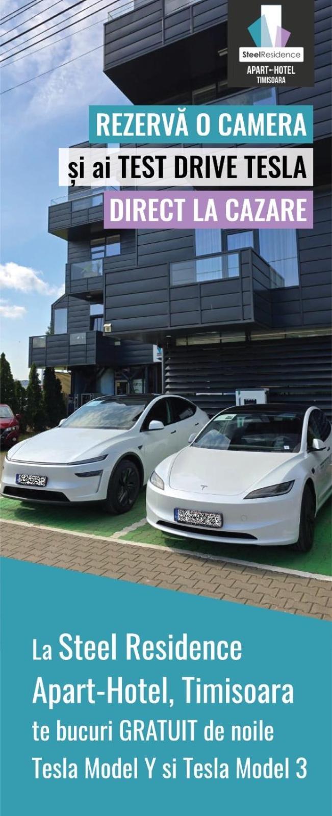 Apartments Steel Residence- Tesla Drive Experience Τιμισοάρα Εξωτερικό φωτογραφία