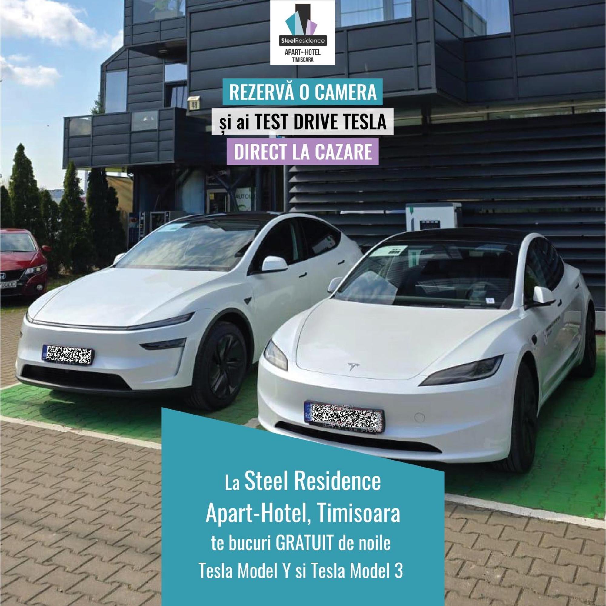 Apartments Steel Residence- Tesla Drive Experience Τιμισοάρα Εξωτερικό φωτογραφία